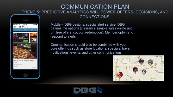 DBG Loyalty mobile solutions push special offers, notifications, and alerts