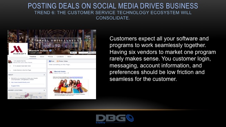 post communications and coupons on social media