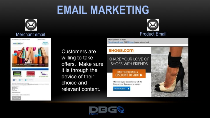 Email campaign share the love of shoes DBG